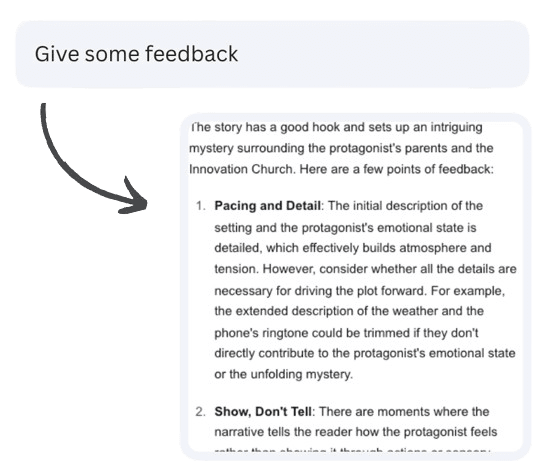 A conversational partner for better writing